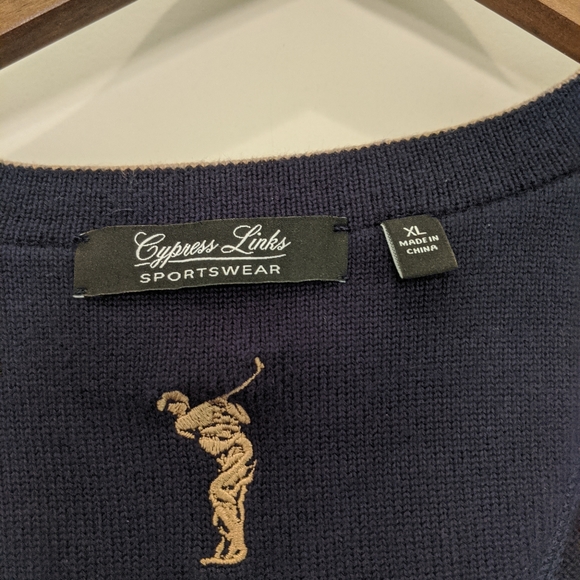-Cypress Links Sportswear Men's Sweate Vest… - Picture 4 of 5